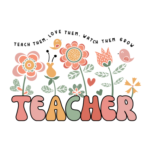 Teacher flowers Black