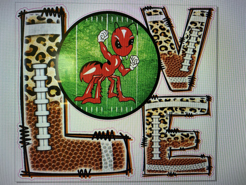 Love Football Progreso Red Ants