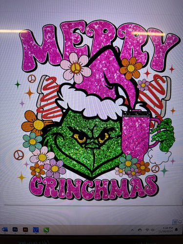 Merry Grinchmas Pink