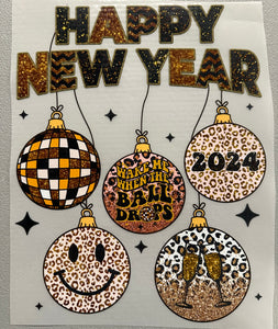 New Year glitter sequins
