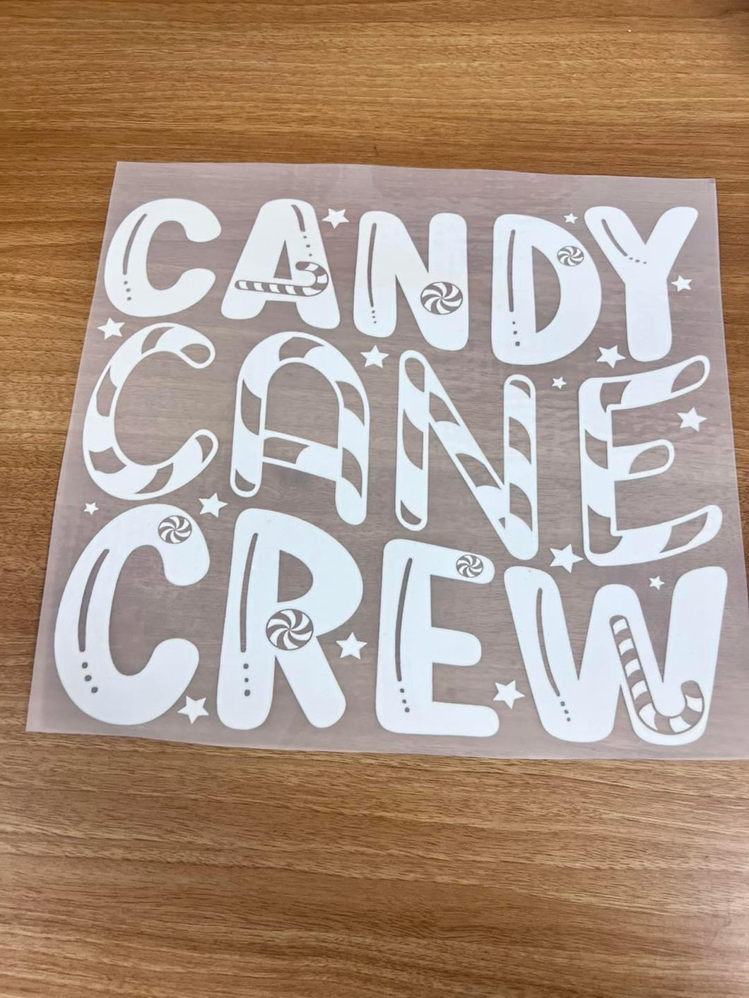 Candy Cane Crew White