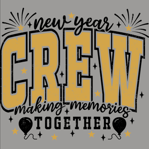 New Year crew Black 2025