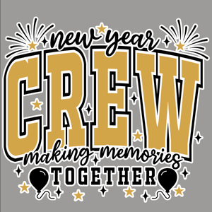 New Year crew white outline 2025