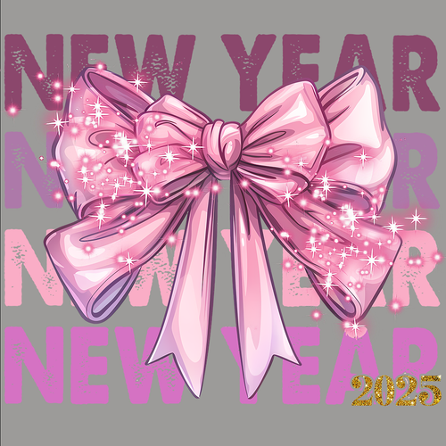 Pink 2025 bow