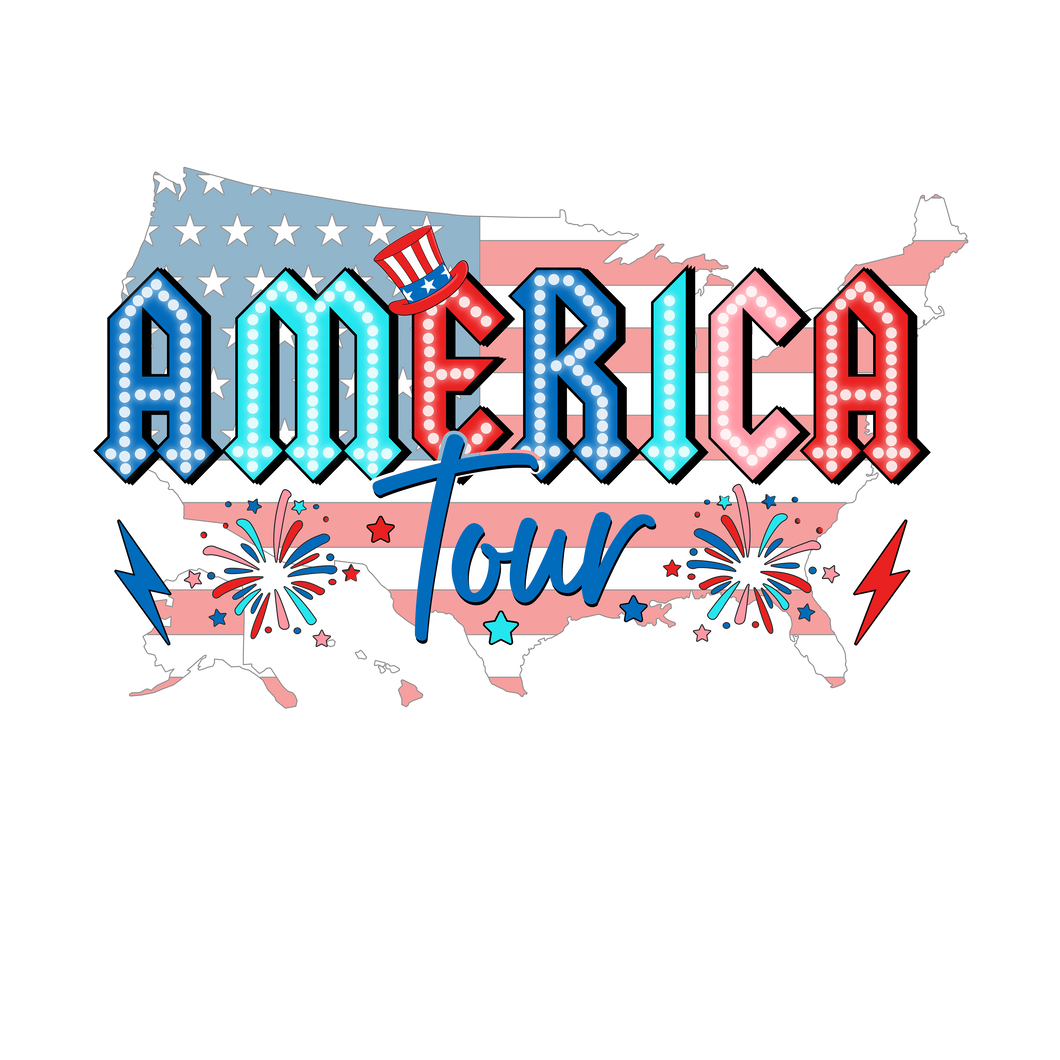 Retro America Tour Front Logo