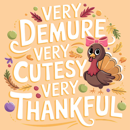 very demure turkey