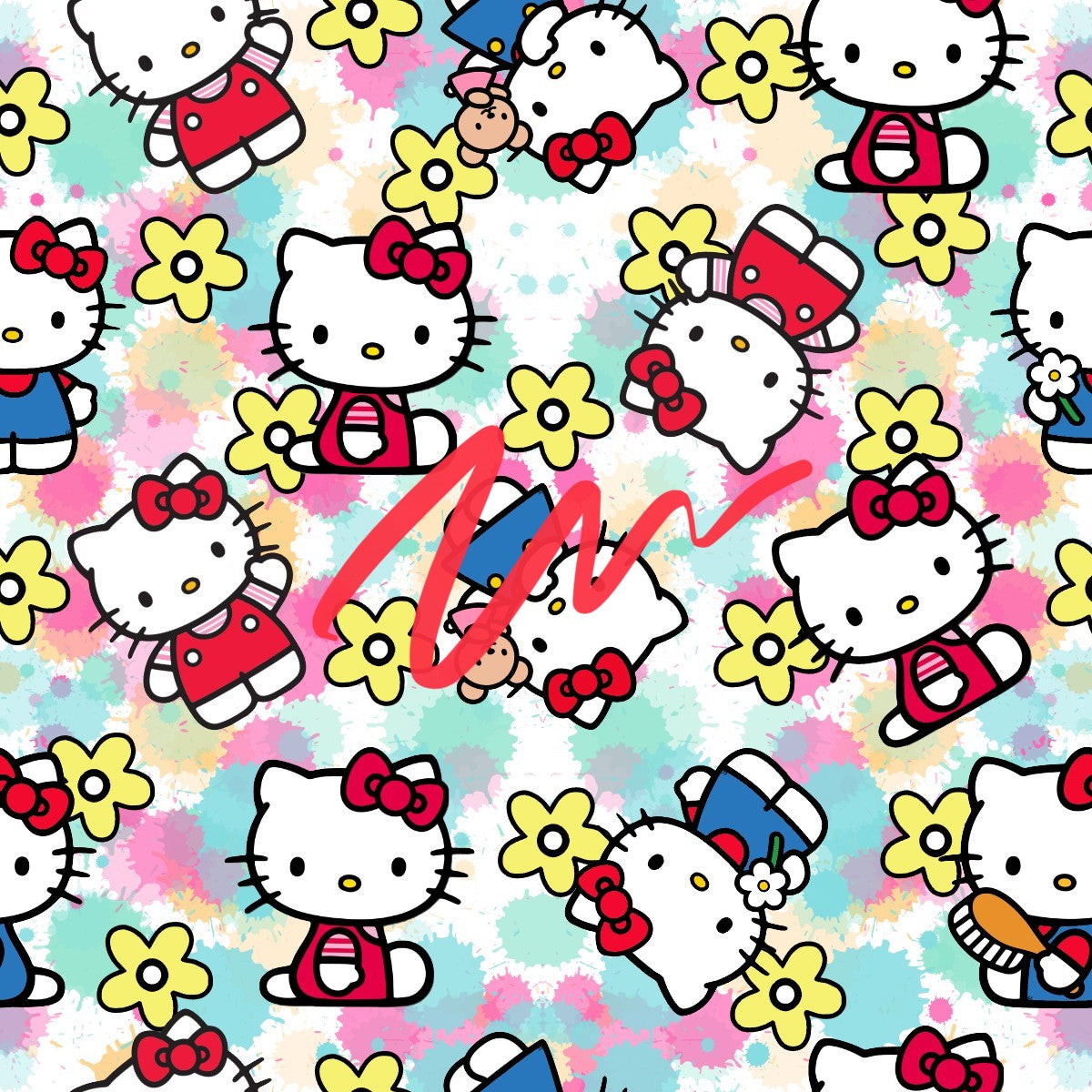 Hello Kitty Pattern Stock Illustrations – 138 Hello Kitty Pattern Stock  Illustrations, Vectors & Clipart - Dreamstime