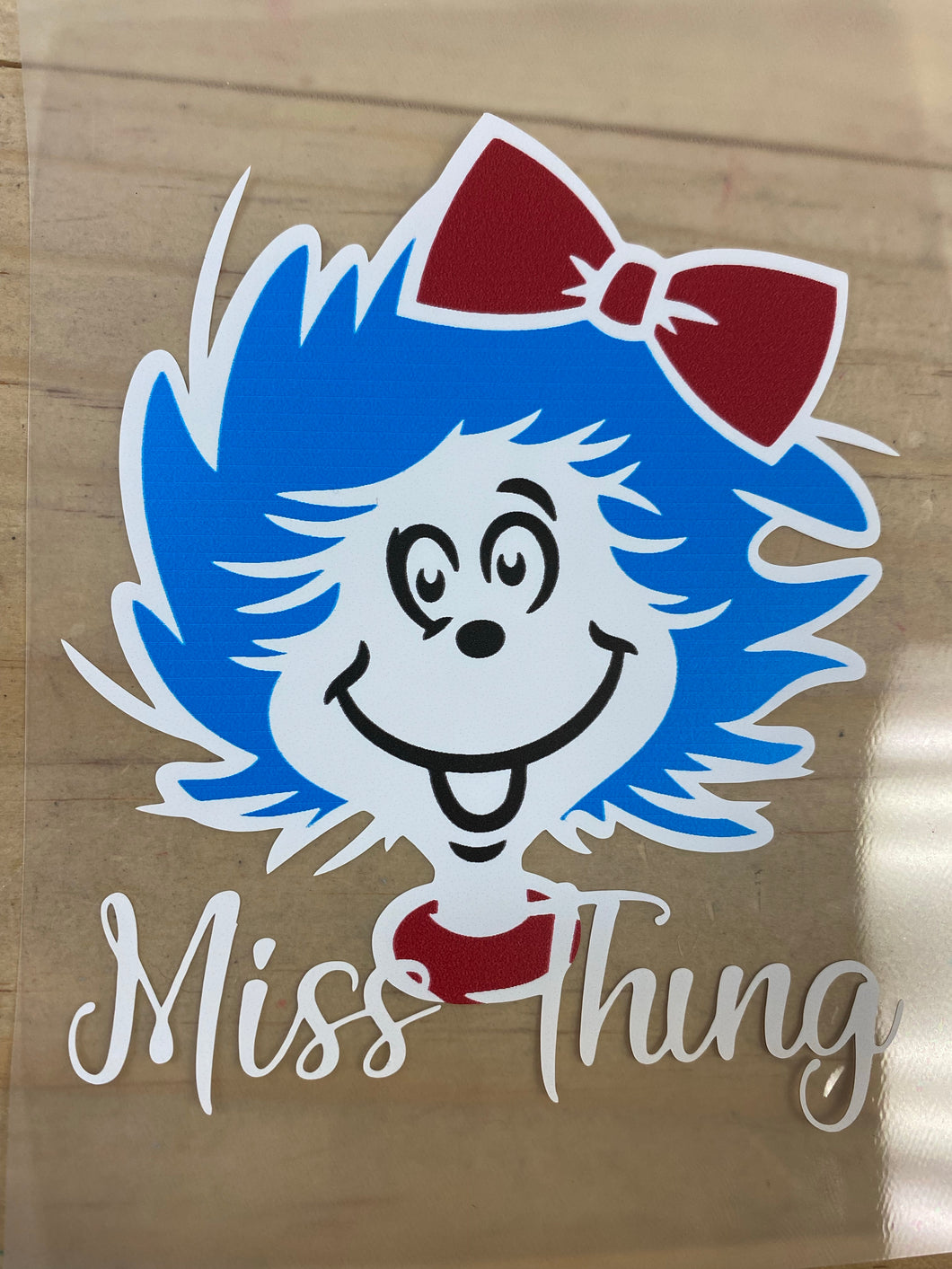 Miss Thing (White outline)