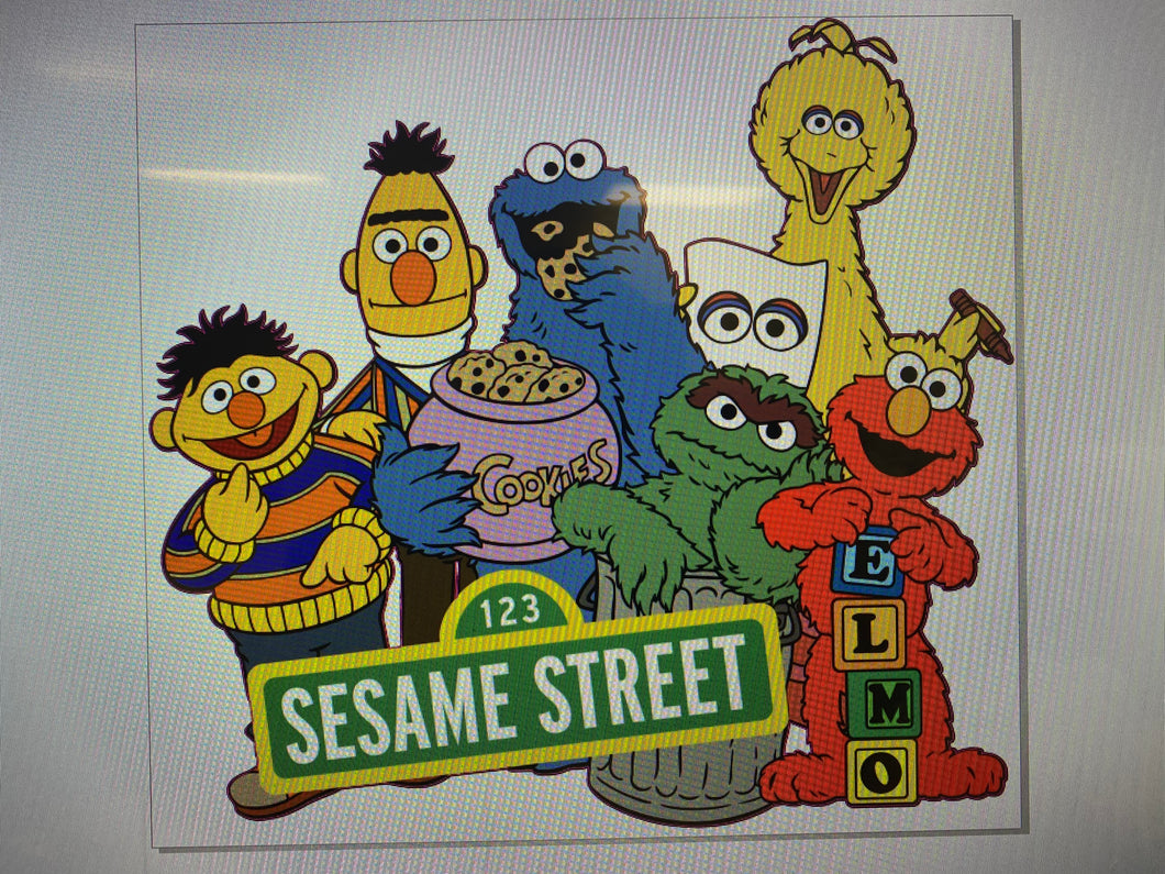 Sesame Street gang