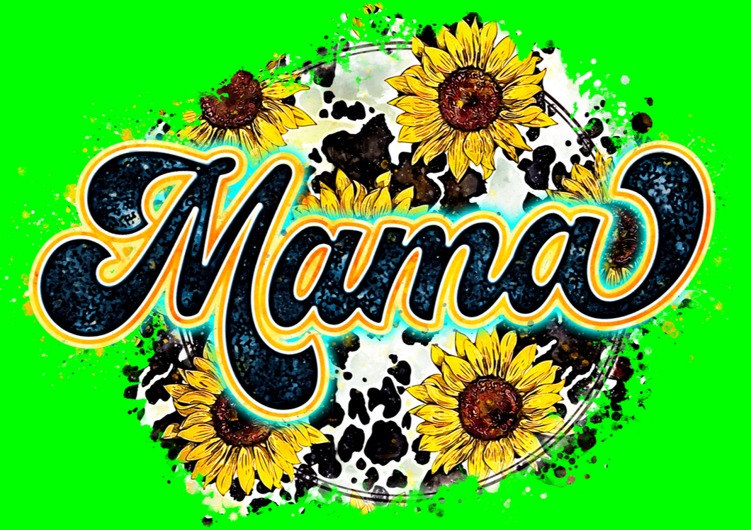 Mama Sunflower Circle
