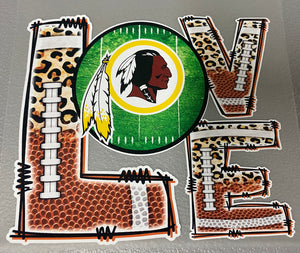 Love Football Donna Redskins