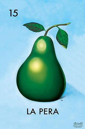 Loteria Card La Pera