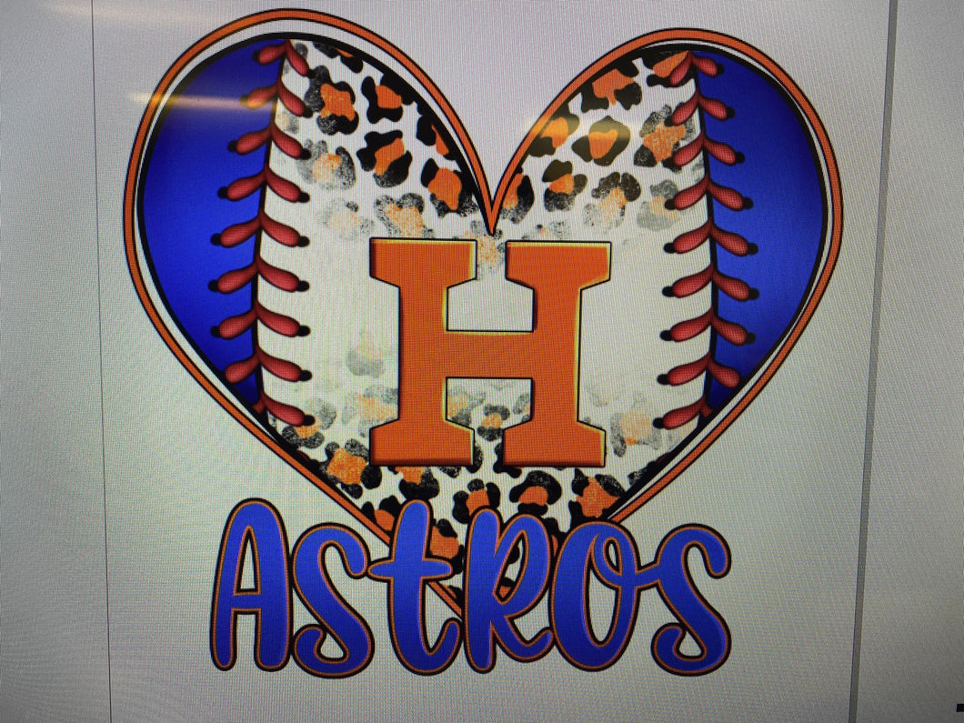 Houston Astros Heart H
